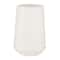 CosmoLiving by Cosmopolitan 7" White Porcelain Contemporary Vase